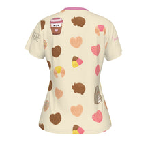 Load image into Gallery viewer, All-Over Print V-neck Women's T-shirt