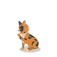 Load image into Gallery viewer, Miss Grumbles, Spots Figure Shaped Pillow