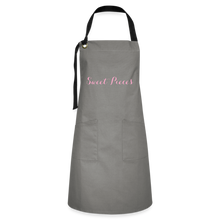 Load image into Gallery viewer, Sweet Pieces Artisan Apron - gray/black
