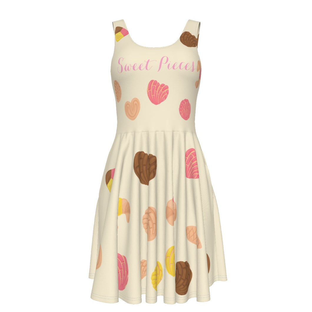 Sweet pieces all over bread Tank vest dress