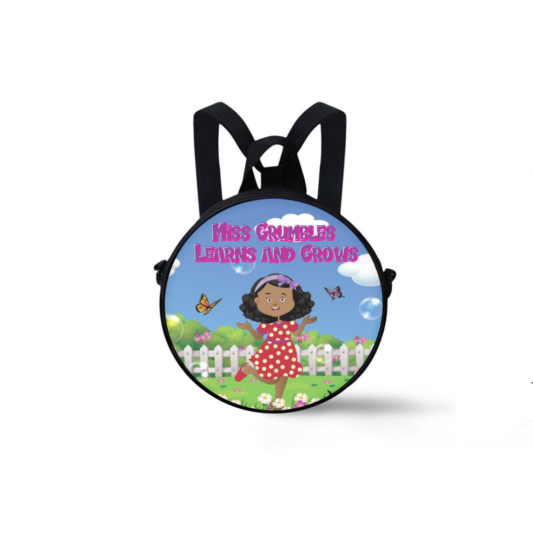 Miss Grumbles - Children's Round School Bag