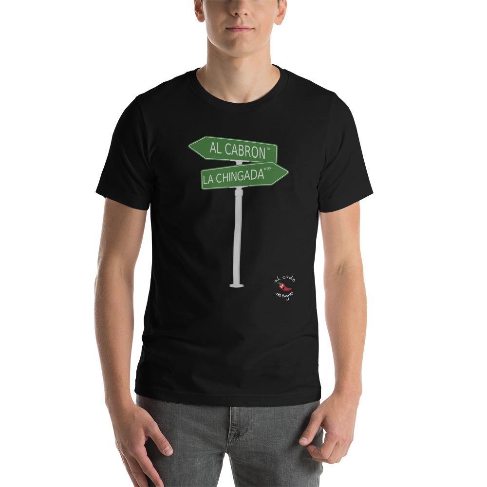 Directions - Short-Sleeve Unisex T-Shirt - Al chile designs