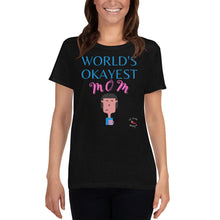 Load image into Gallery viewer, Okayest mom - Women&#39;s short sleeve t-shirt
