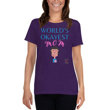 Load image into Gallery viewer, Okayest mom - Women&#39;s short sleeve t-shirt
